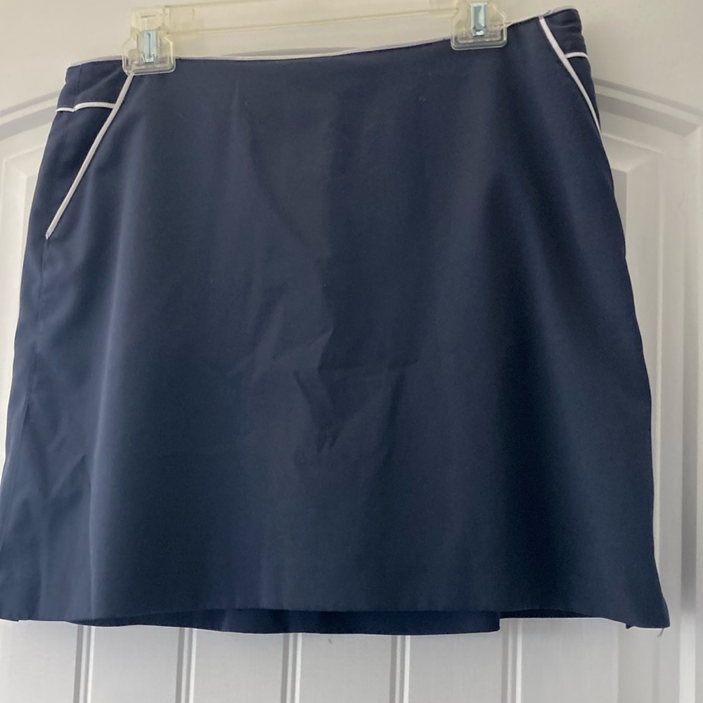 Talbot’s navy blue skirt, 10